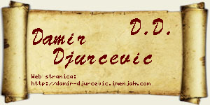 Damir Đurčević vizit kartica